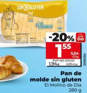 El Molino De Dia - Pan De Molde Sin Gluten