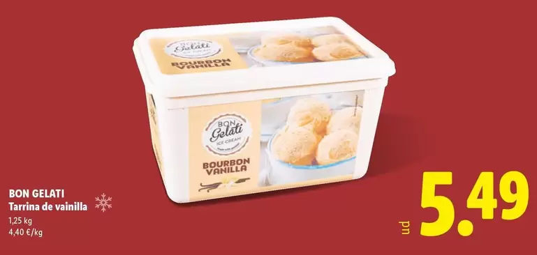 Bon Gelati - Tarrina De Vanilla