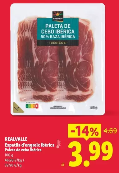 Realvalle - Paleta De Cebo Iberica