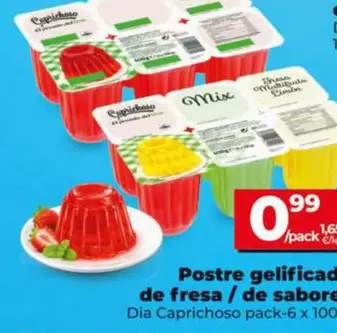 Dia Caprichoso - Postre Gelificado De Fresa/De Sabores