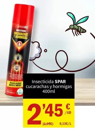 Spar - Insecticida Cucarachas Y Hormigas