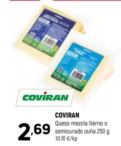 coviran - Queso Mezcla Tierno O Semicurado Cuna