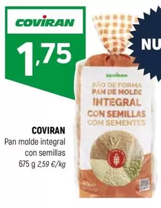 coviran - Pan Molde Integral Con Semillas