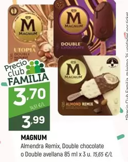 Magnum - Almendra Remix, Double Chocolate O Double Avellana