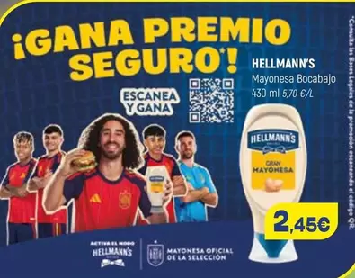 Hellmann's - Mayonesa Bocabajo