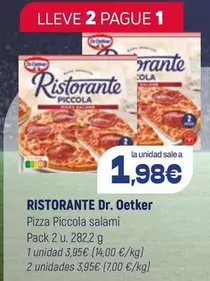 Dr Oetker - Pizza Piccola Salami