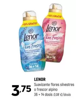 lenor - Suavizante Flores Silvestres O Frescor Alpino