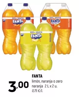 fanta - Limón, Naranja O Zero Naranja