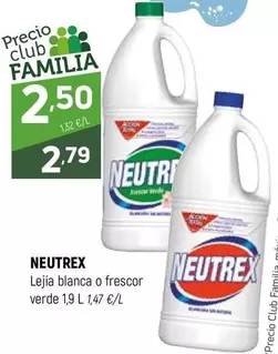 Neutrex - Lejía Blanca O Frescor Verde