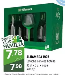 Alhambra - 1925 Estuche Cerveza Botella