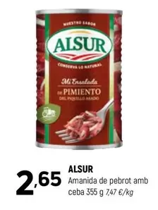 Alsur - Amanida De Pebrot Amb Ceba