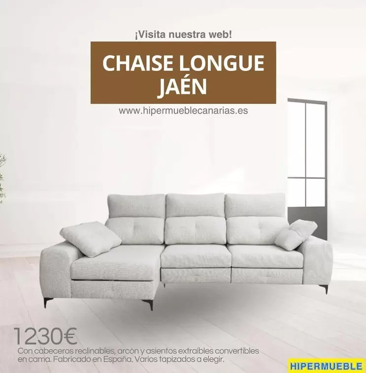 fabricado en españa - Chaise Longue Jaén