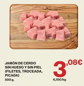 Jamón De Cerdo Sin Hueso Y Sin Piel