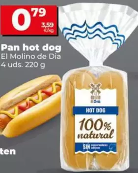 El Molino De Dia - Pan Hot Dog