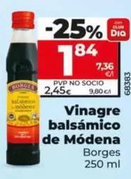 Borges - Vinagre Balsámico De Módena