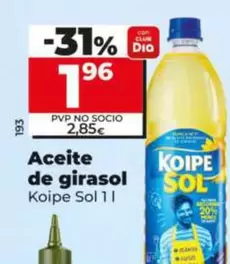 Koipe Sol - Aceite De Girasol