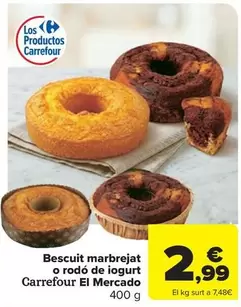 carrefour - Becuit Marbrejat O Rodo De Iogurt