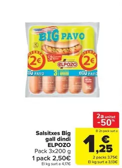 El Pozo - Salsitxes Big Gall Dindi