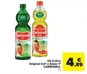 Carbonell - Oli d'oliva original 0,4° o sabor 1°