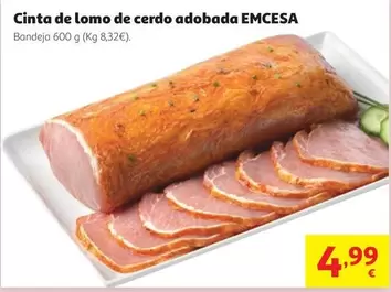 emcesa - Cinta De Lomo De Cerdo Adobada
