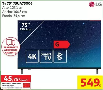 LG - Tv 75" 75UA75006
