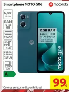 Motorola - Smartphone G06