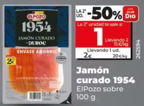 Elpozo - Jamón Curado 1954