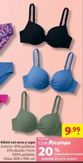 alcampo - Bikini Con Aros Y Copa