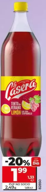 La Casera - Tinto De Verano Con Limón