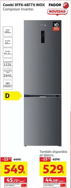 Fagor - Combi 3EFK 6997X Inox