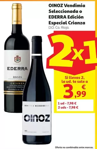 Ederra - OinOZ Vendimia Seleccionada O Edicion Especial Crianza