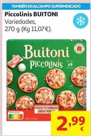 Piccolinis Capricciosa Buitoni 270gr