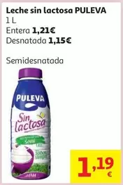 Sin Lactosa Entera M. Ligeras Puleva Caja 6x1 L