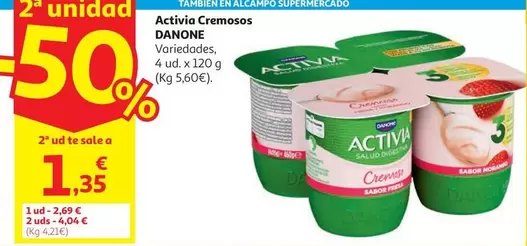 Danone - Cremoso Lima-Limon Activia 4x115 G