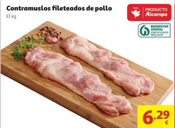 Contramuslos Fileteados De Pollo