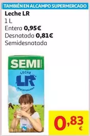 Leche S/Lactosa Desnatada Lr Caja 6x1l