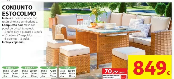 Conjunto Estocolmo