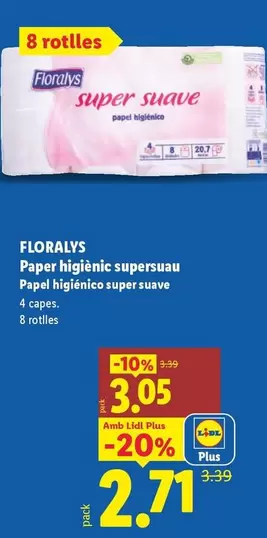 Floralys - Paper Higienic Supersuau