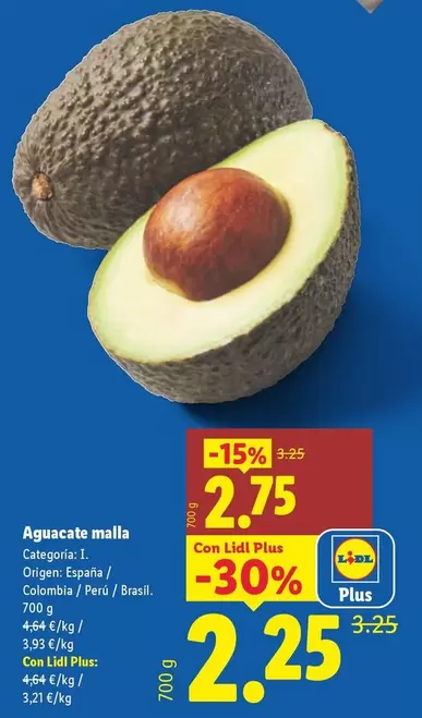 Aguacate Malla