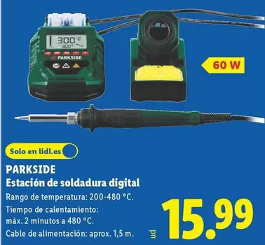 Parkside - Estacion De Soldadura Digital