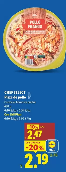 chef select - Pizza De Pollo