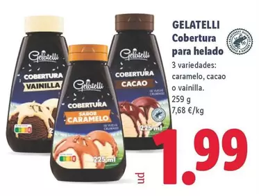 Gelatelli -  Cobertura Para Helado