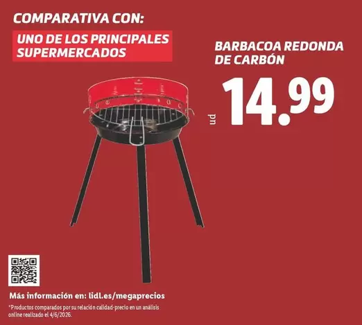 Barbacoa Redonda De Carbon