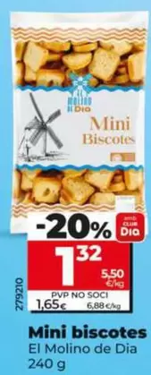 El Molino De Dia - Mini Biscotes 