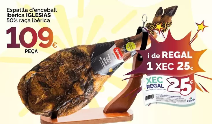 Iglesias - Espatlla D'enceball Iberica 50% Raca Iberica