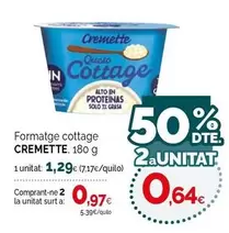 cremette - Formatge Cottage