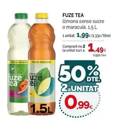 Fuze Tea - Limona Sense Sucre O Maracuja