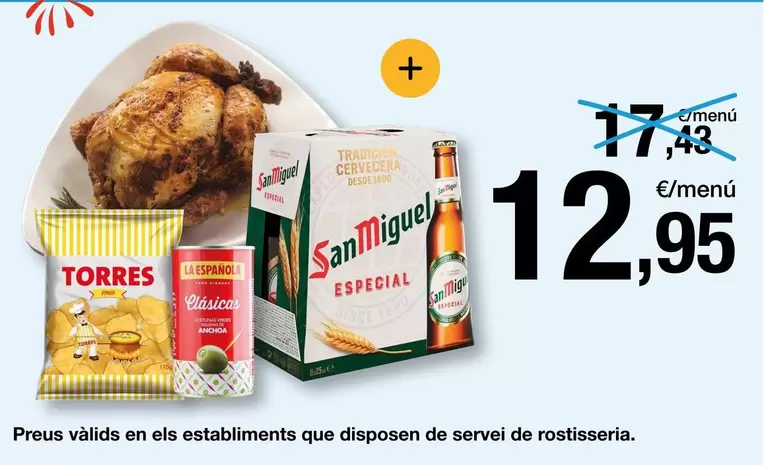 Torres - Preus Valids En Els Establiments Que Disposen De Servei De Rosttisseria