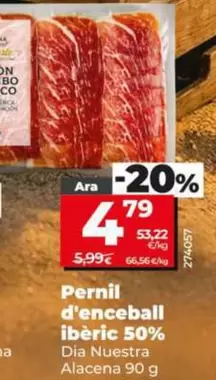 Dia Nuestra Alacena - Pernil D'Enceball Iberic 50%