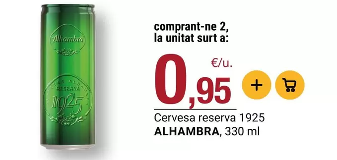 Alhambra - Cervesa Reserva 1925